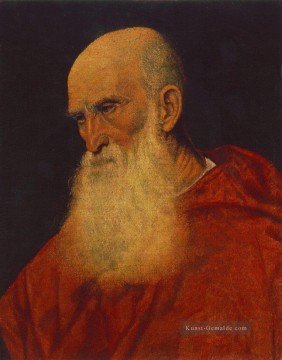 Titian Werke - Porträt eines alten Mannes Pietro Kardinal Bembo Tizian